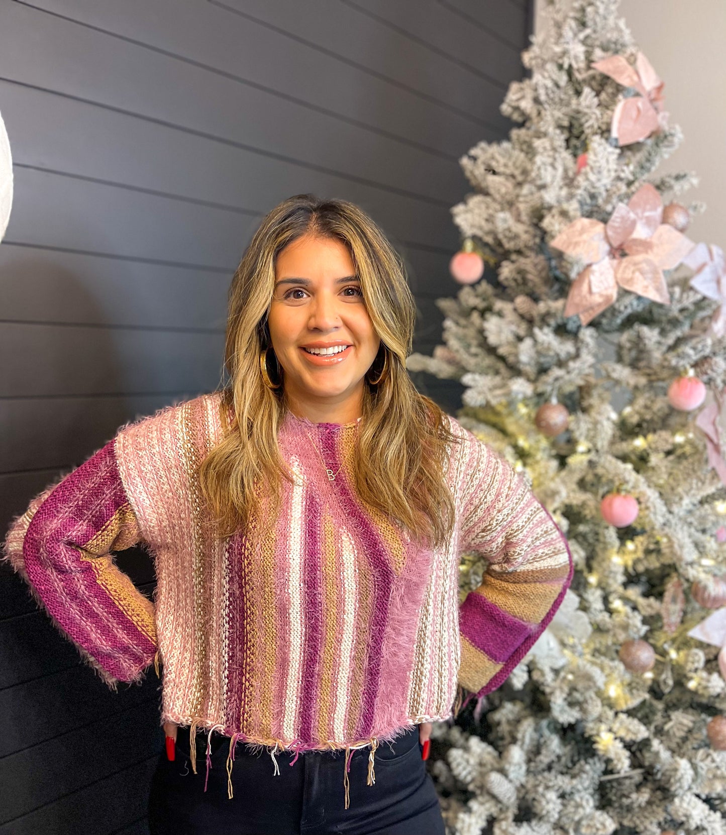 Pink Knit Sweater