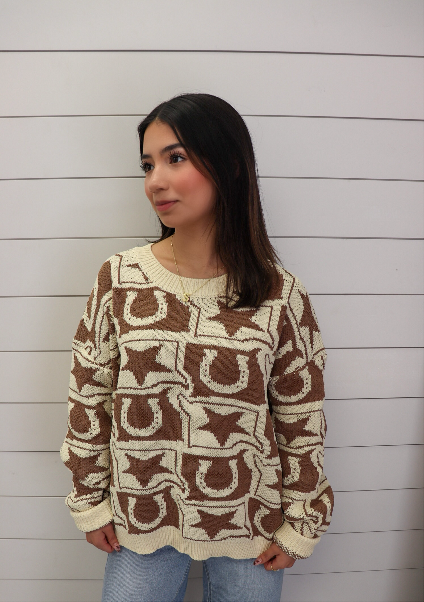 Texas Brown Sweater