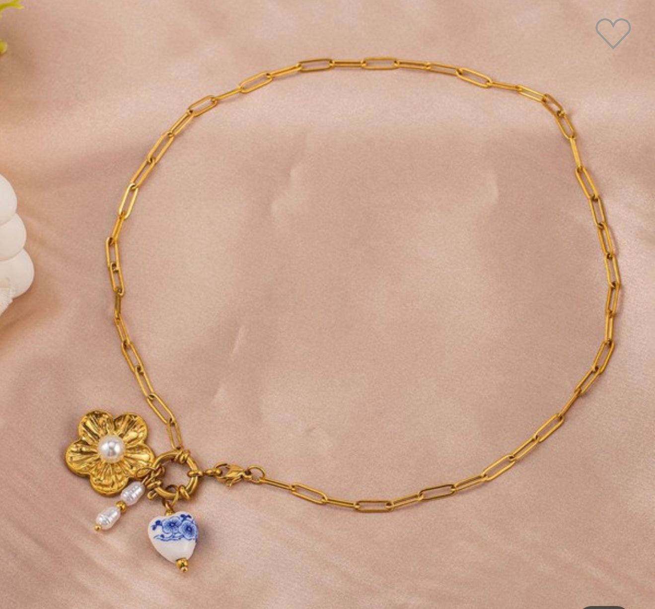 Gold Flower Necklace