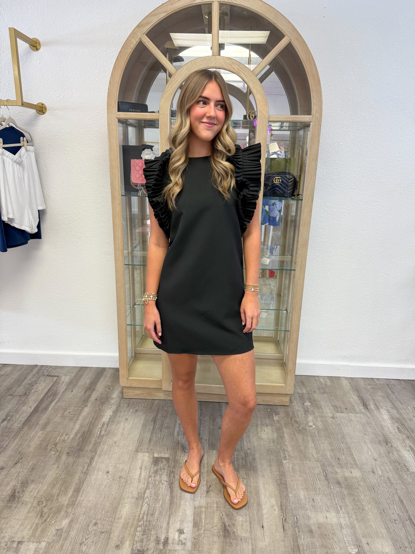 Luxe Flutter Dress