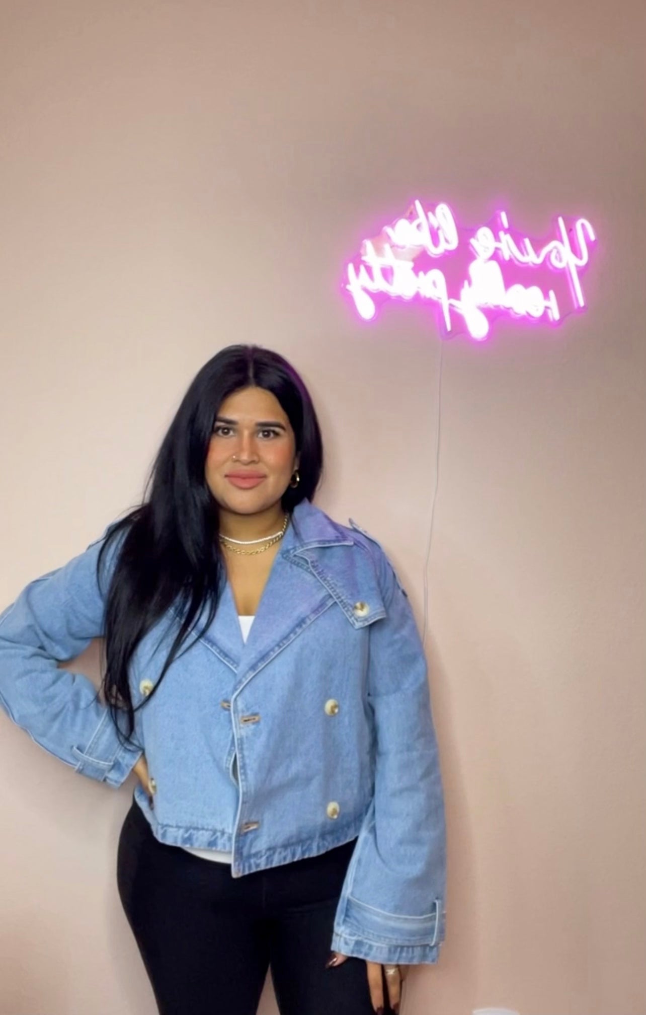 It Girl Denim Trench Coat