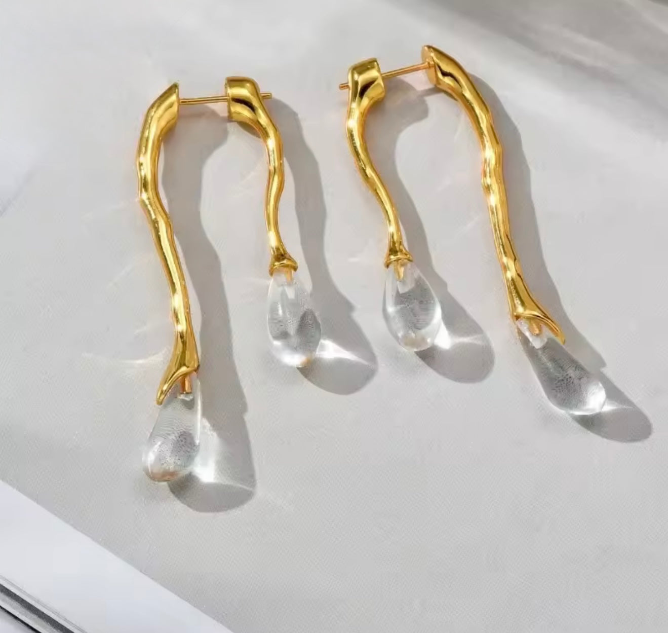 Gold Drop Earrings