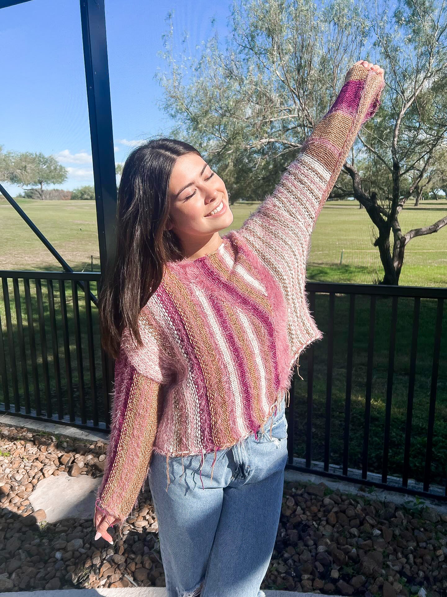 Pink Knit Sweater