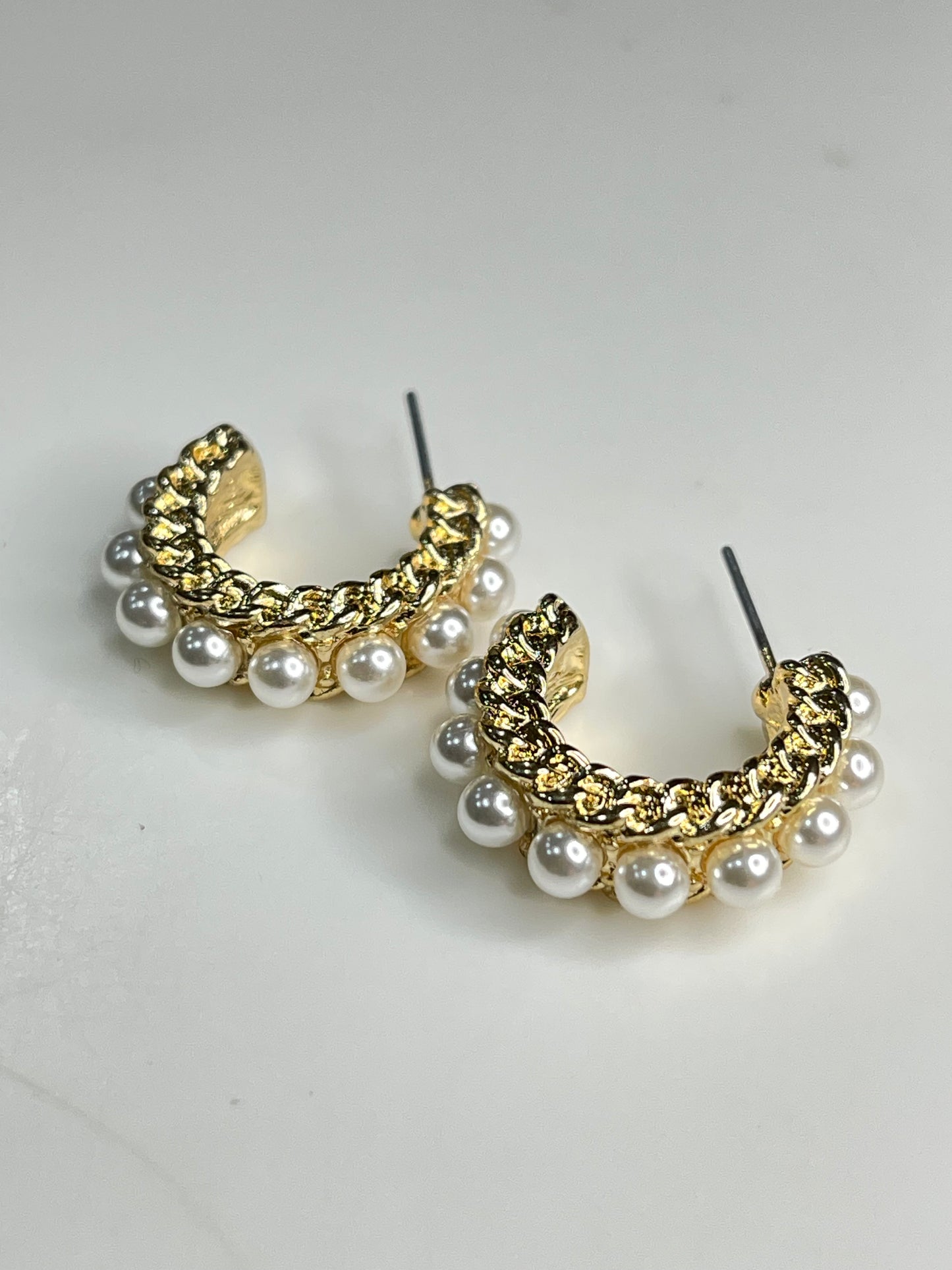Pearl Hoops