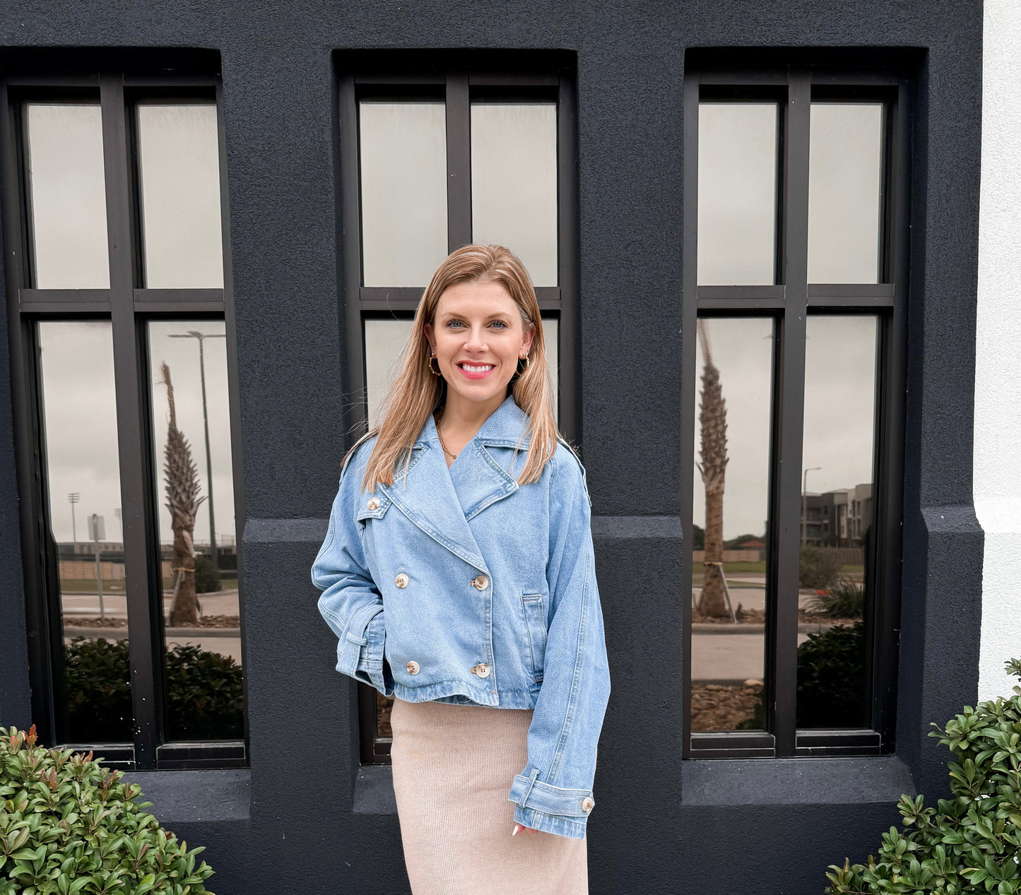 It Girl Denim Trench Coat