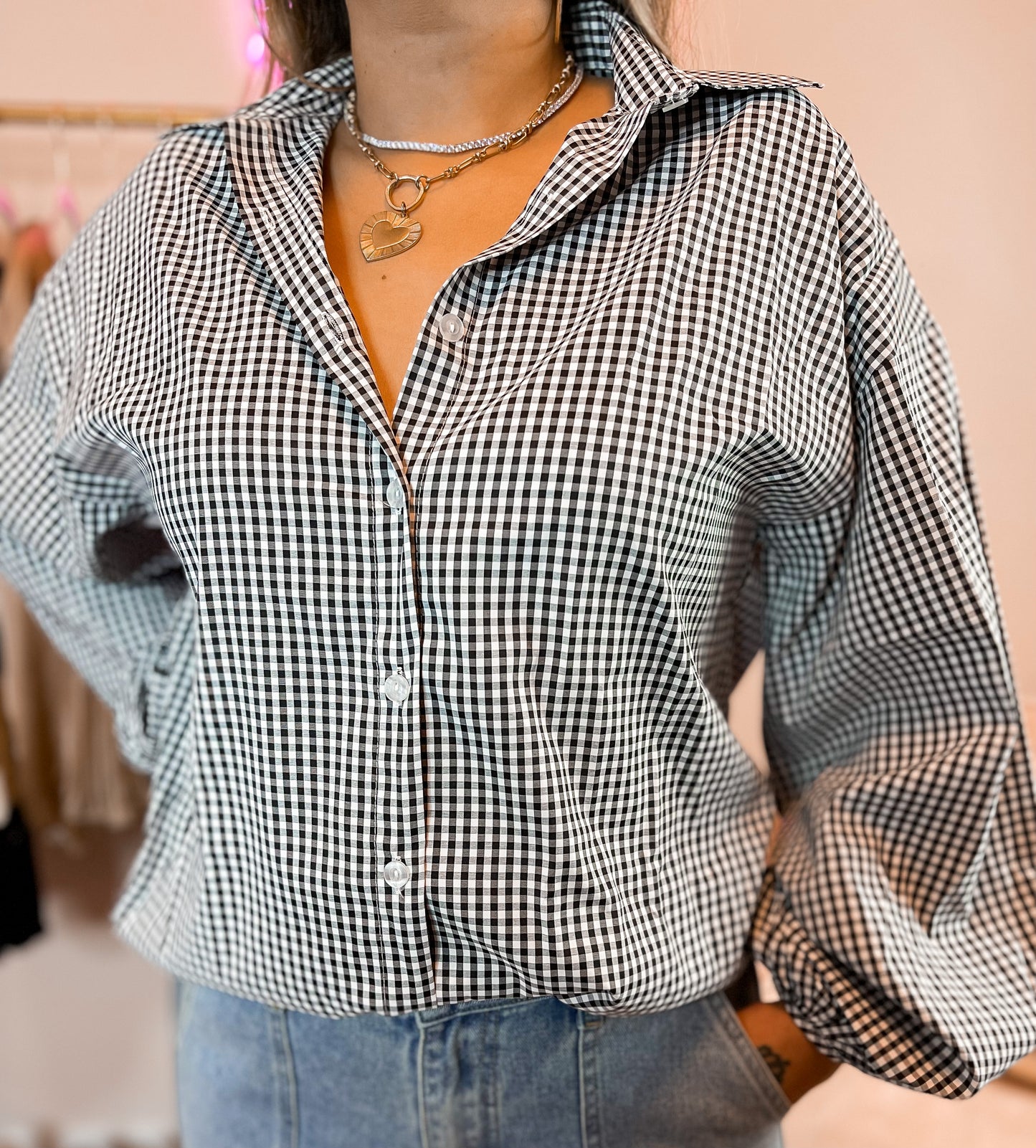 Belle Plaid Top