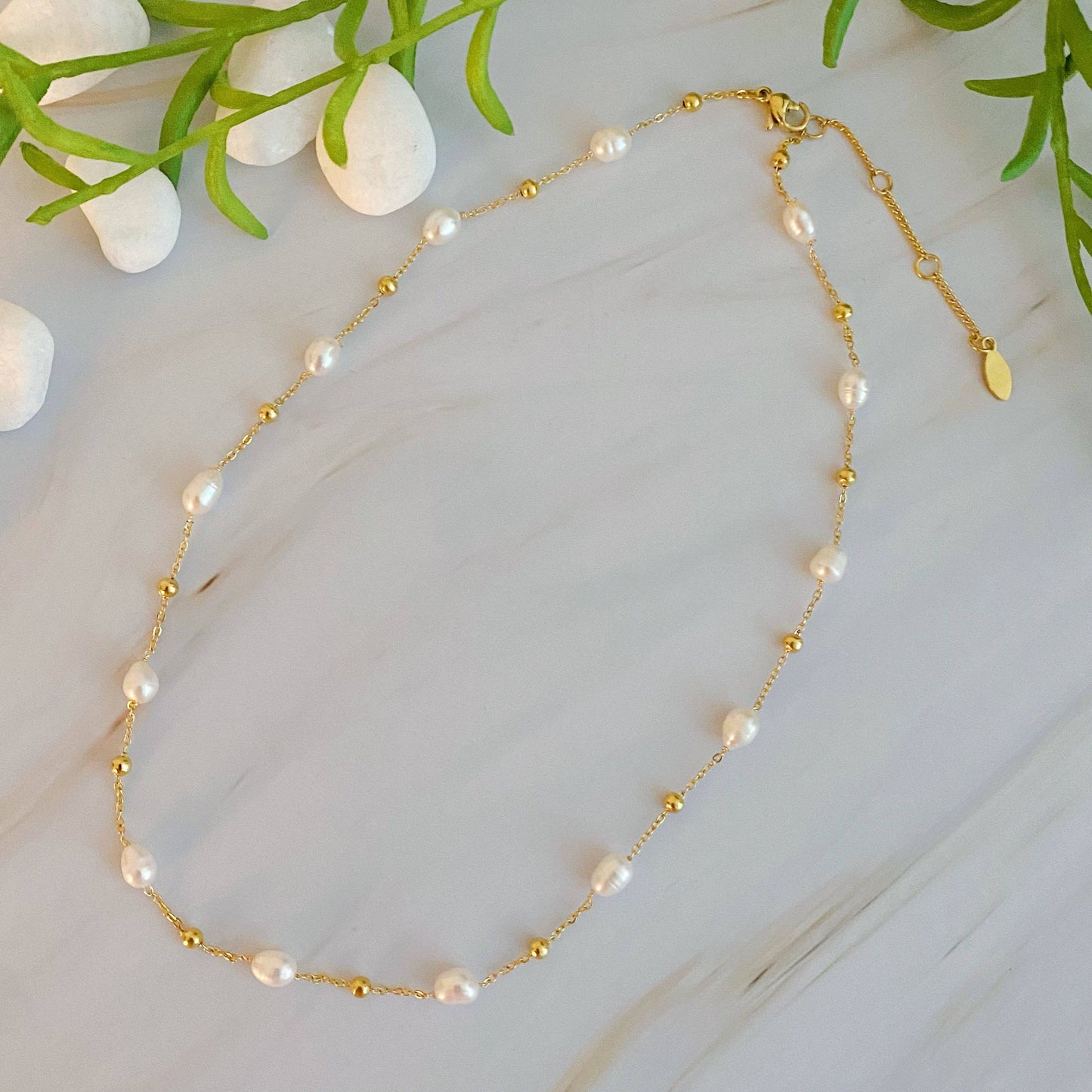 Dainty Pearl Necklace