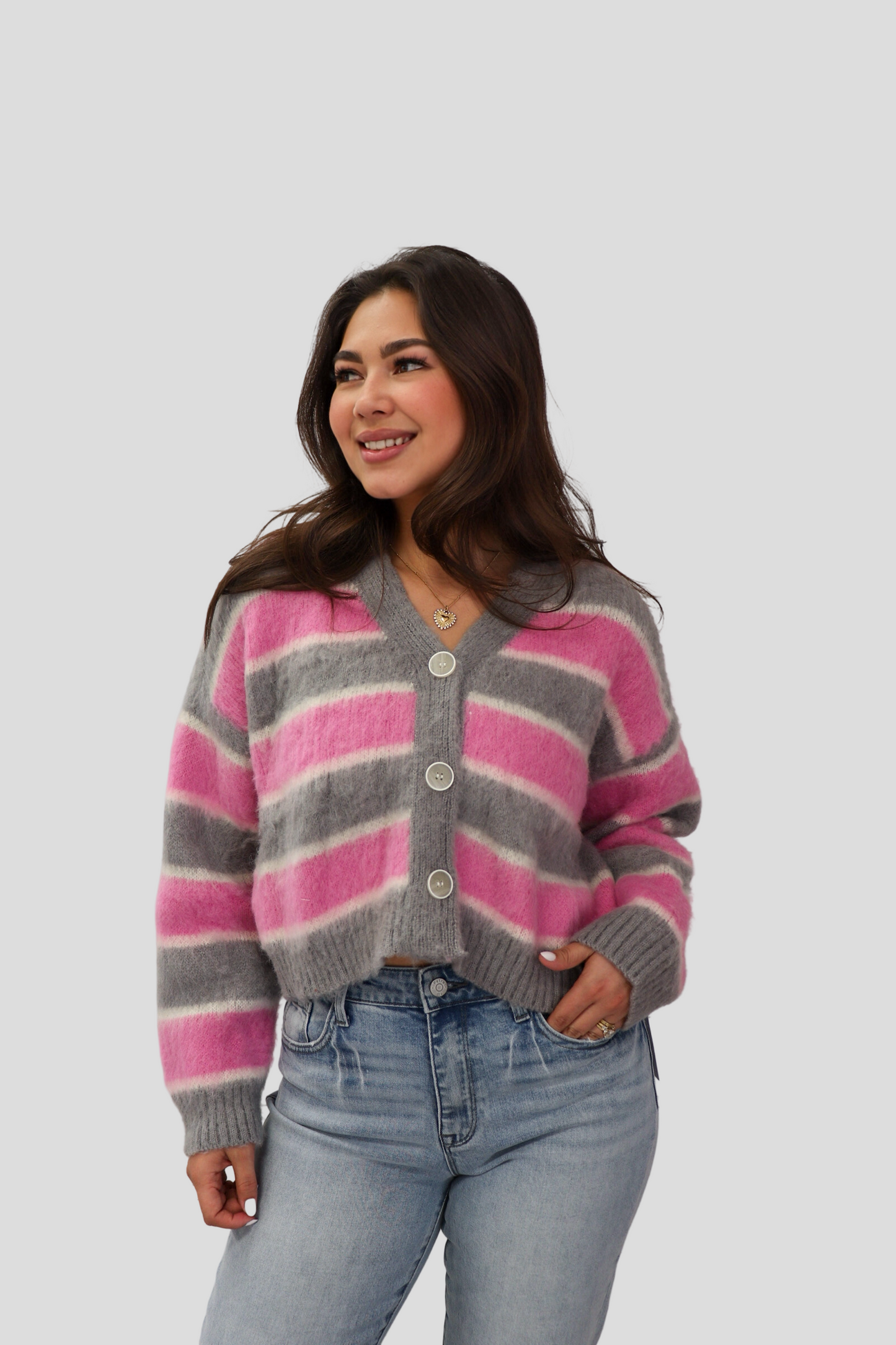 Belle Striped Cardigan