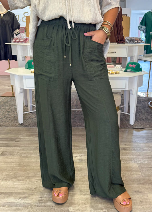 Palm Trousers Olive