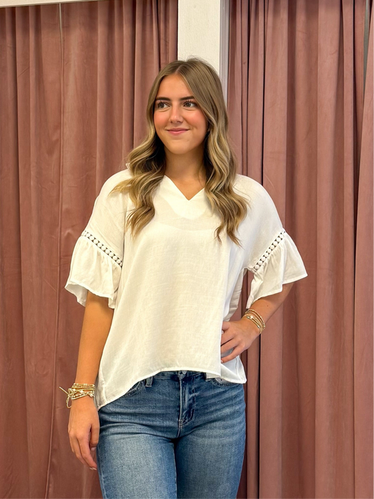 Ivory Petal Pullover