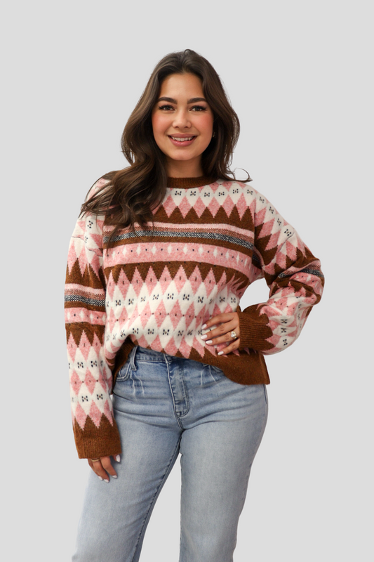 Blush Coast Knit Sweater