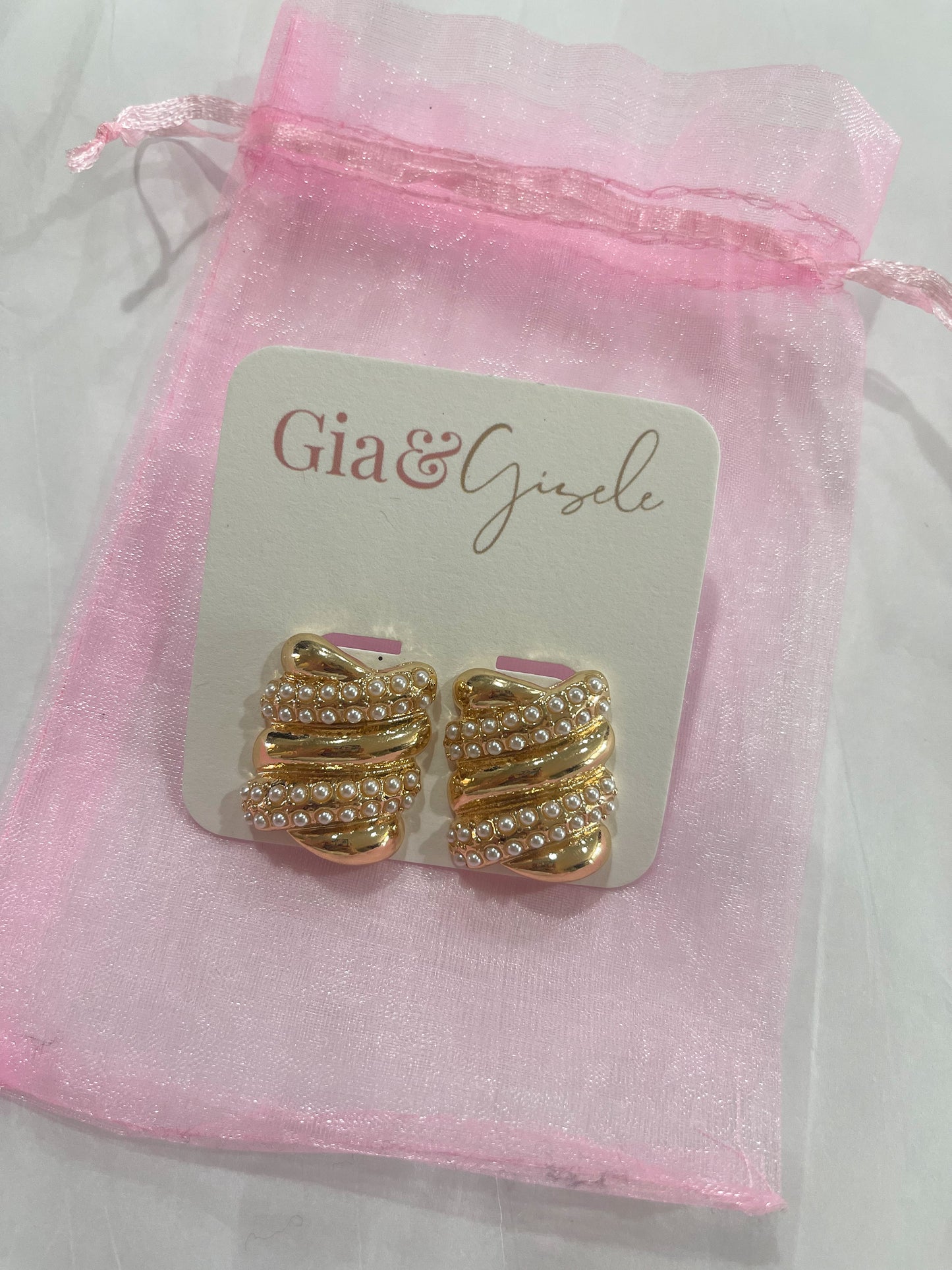 Pearl Girl Statement Earrings