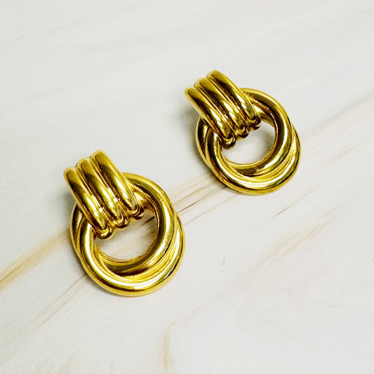 Hoop Knot Earrings